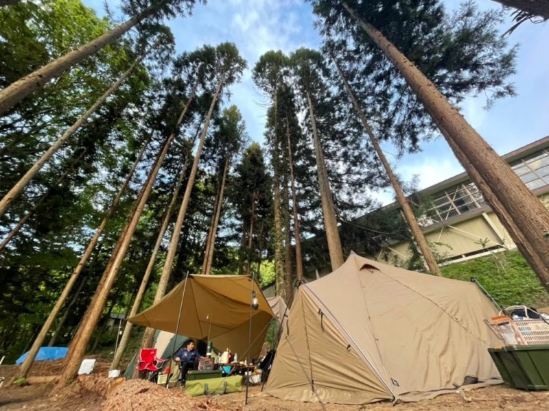 須坂温泉　山の神キャンプ場